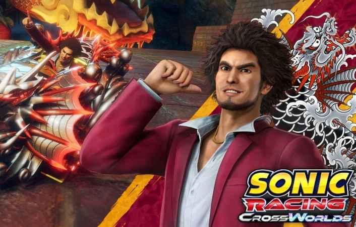 Yakuza trifft auf Sonic - Ichiban Kasuga rast jetzt in Sonic Racing: CrossWorlds mit